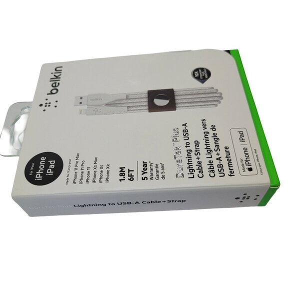 Belkin DuraTek Plus Lightning to USB-A Cable + Strap - Picture 3 of 8